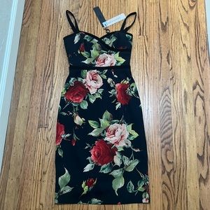 Anthropologie floral dress, by black halo. 0P